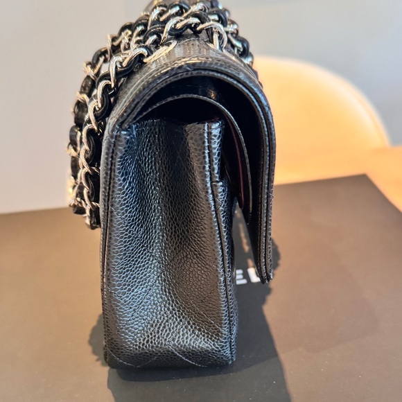 Chanel classic double flap bag SHW caviar - Picture 7 of 16